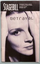 Playbill Betrayal Liev Schreiber Juliette Binoche John Slattery Mark Lotito 2000