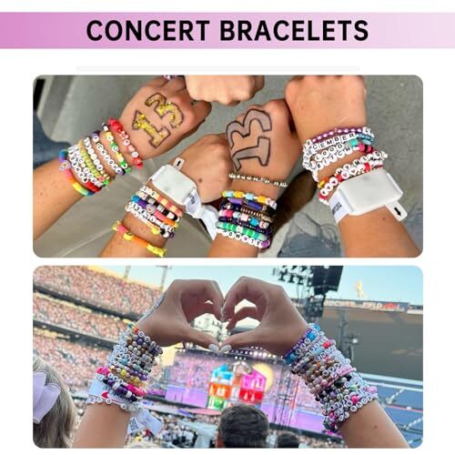 Redtwo Friendship Bracelet Making Kit for Girls, 7200 Clay 7200pcs