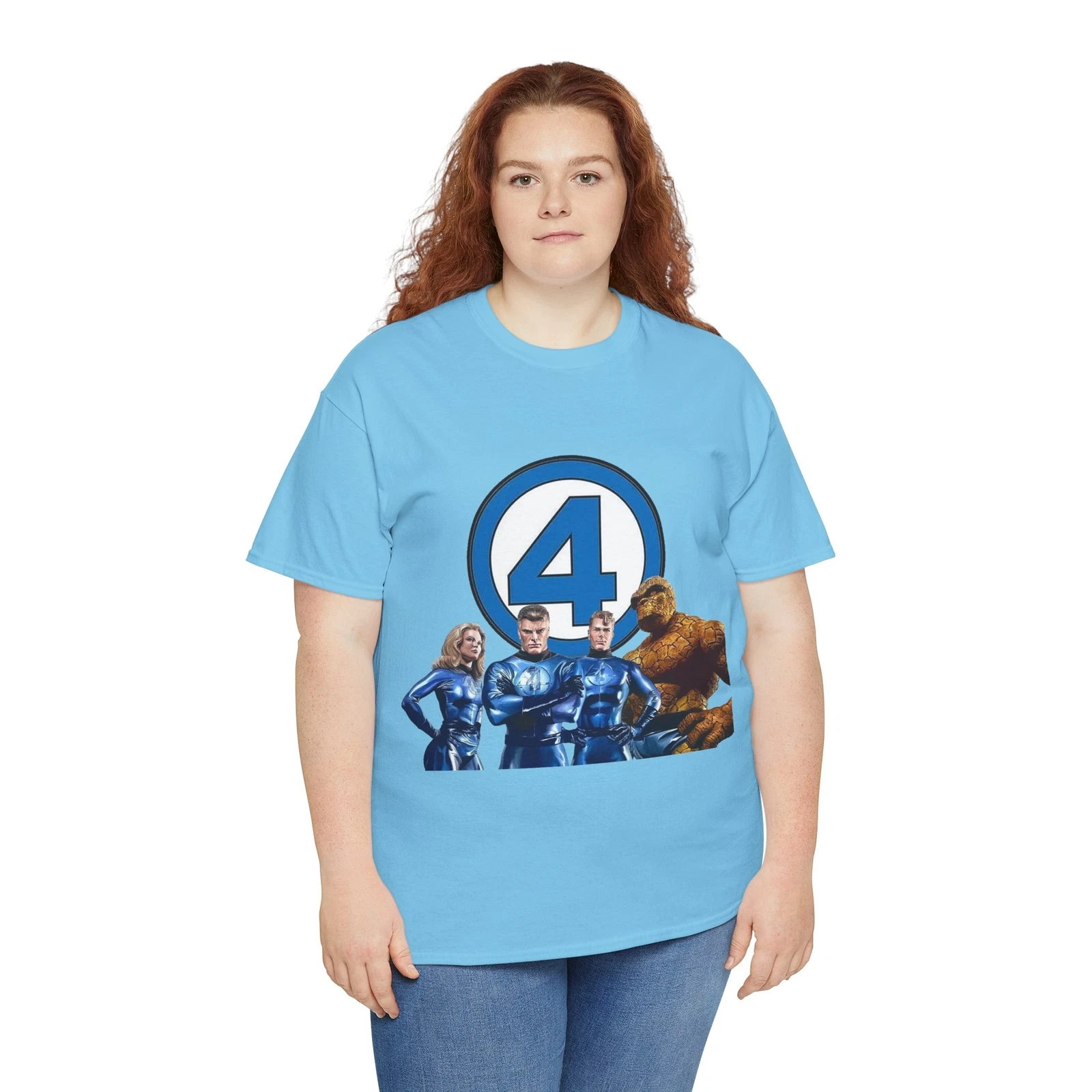 Fantastic Four 3D T-Shirt - Marvel Comics - Alex Ross - Human Torch