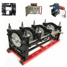 2.48"-6.30" Hydraulic 4 Clamps Plastic Pipe Fusion Welder for PP PE PB PVDF 110V