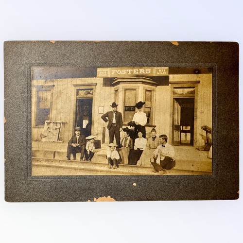 Antique Photo Family Train Foster's Crossing Station Little Miami Railroad Ohio - Picture 2 of 4