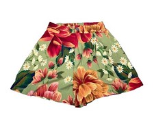 Farm Rio Brazil Shorts Size P Anthropologie Floral Print Boho Hawaiian