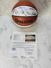2011 NBA All Star Shooting Stars Signed Basketball Ball JSA