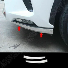 2pc For Lexus NX300 300H 2018-2021 Front Bumper Lip Corner protection Cover Trim