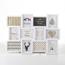 Multi Picture Frame Collage Aperture Photo Frames Holds upto 18 Photos 4x6 5x7
