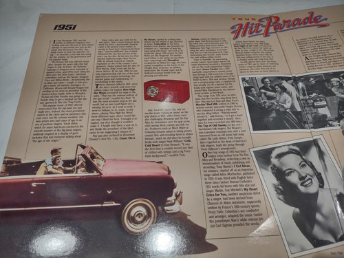 Your Hit Parade 1951 G+-VG+ Time Life Vinyl 2-LP HTP-01 - Picture 3 of 14