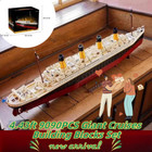 9090Pcs Titanic Building Blocks Compatible with 10294 Toy Set Mother's day Gift