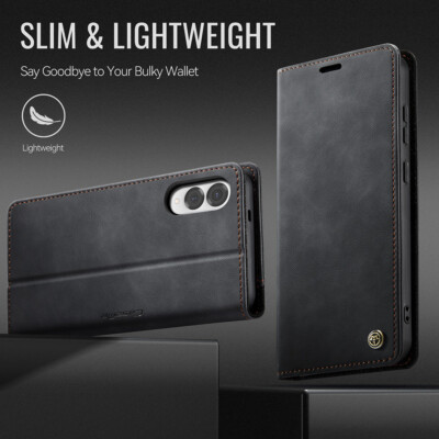 Für Samsung Galaxy S25 S24 S23 S22 Plus Retro-Leder-Geldbörsen-Standhülle