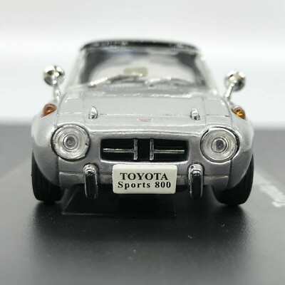 Mini Car Toyota Sports 800 1964 Silver 1/43 Scale Box