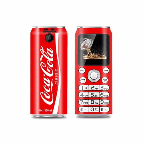 Portable Coke Pepsi Design Mini Unlocked Dual Sim Bluetooth Fun Mobile Phone - Picture 10 of 10
