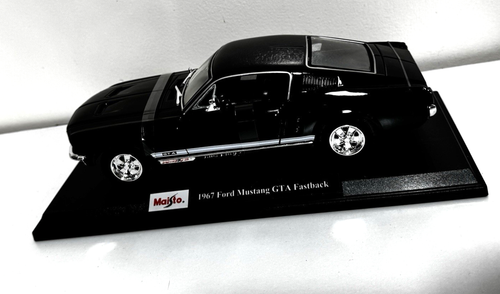 1967 Ford Mustang GTA Fastback Black by Maisto
