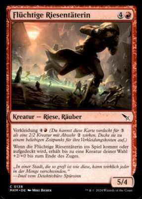 MTG MKM Flüchtige Riesentäterin #138 Common Dt.