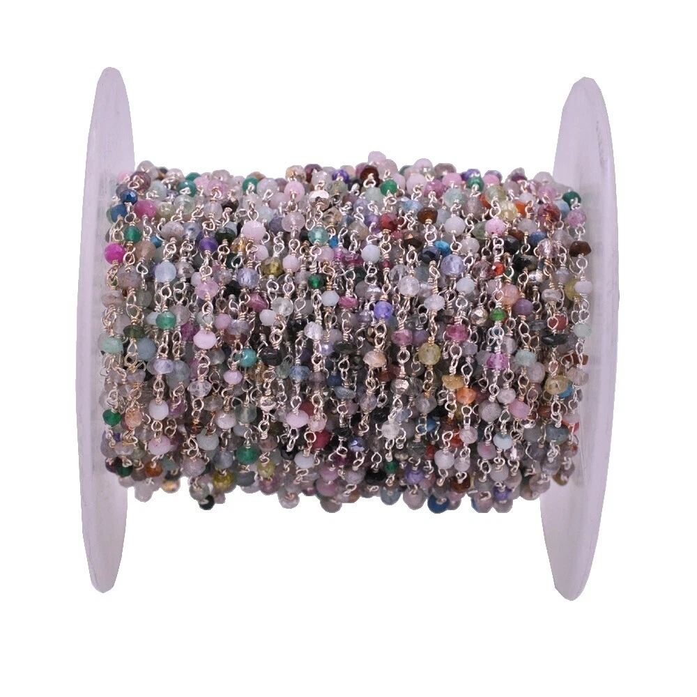 多色银色珠宝制作珠