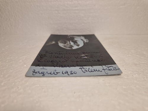 ANTIGUA POSTAL ARTISTA 1930 AUTÓGRAFO FIRMADO