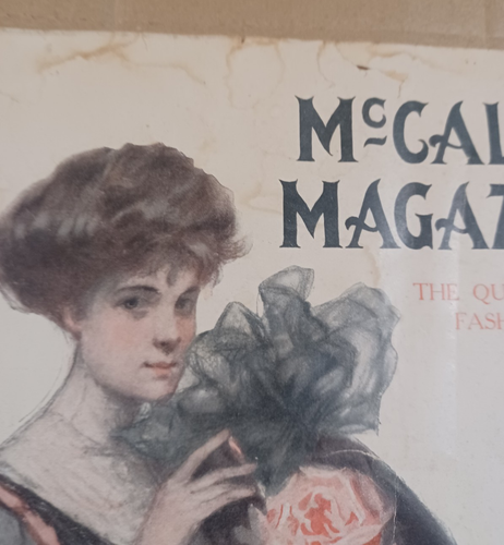 August 1910, McCall's Magazine, The Queen of Fashion, women's ladie's - Zdjęcie 4 z 14