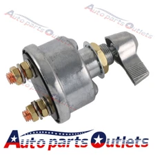 Master Battery Disconnect Switch Cut Off Nascar Marine ATV 2 post SPST Kill 12V