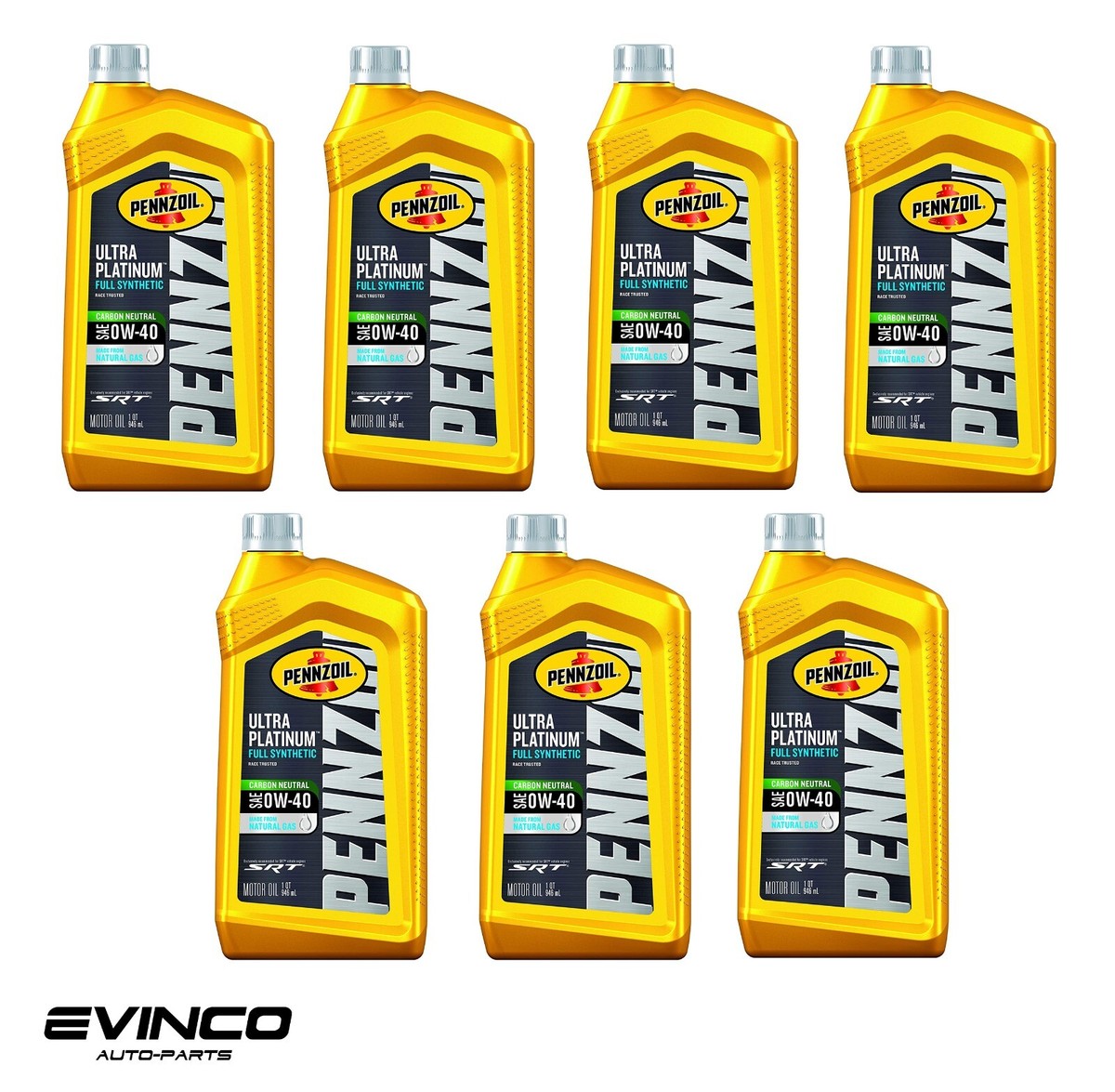 Pennzoil Ultra 0W40 Full Synthetic Motor Oil Case Of 7 SRT