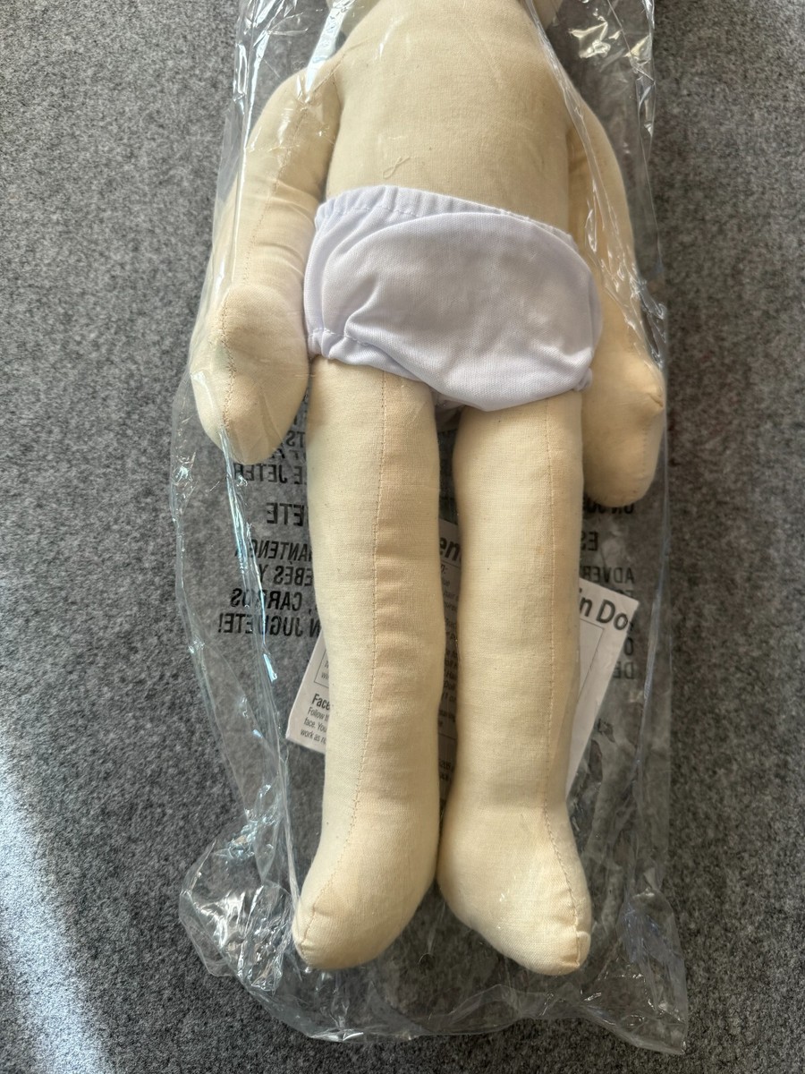 18 Inch Bendable Muslin Doll - Flexible Art Doll For Creative Posing