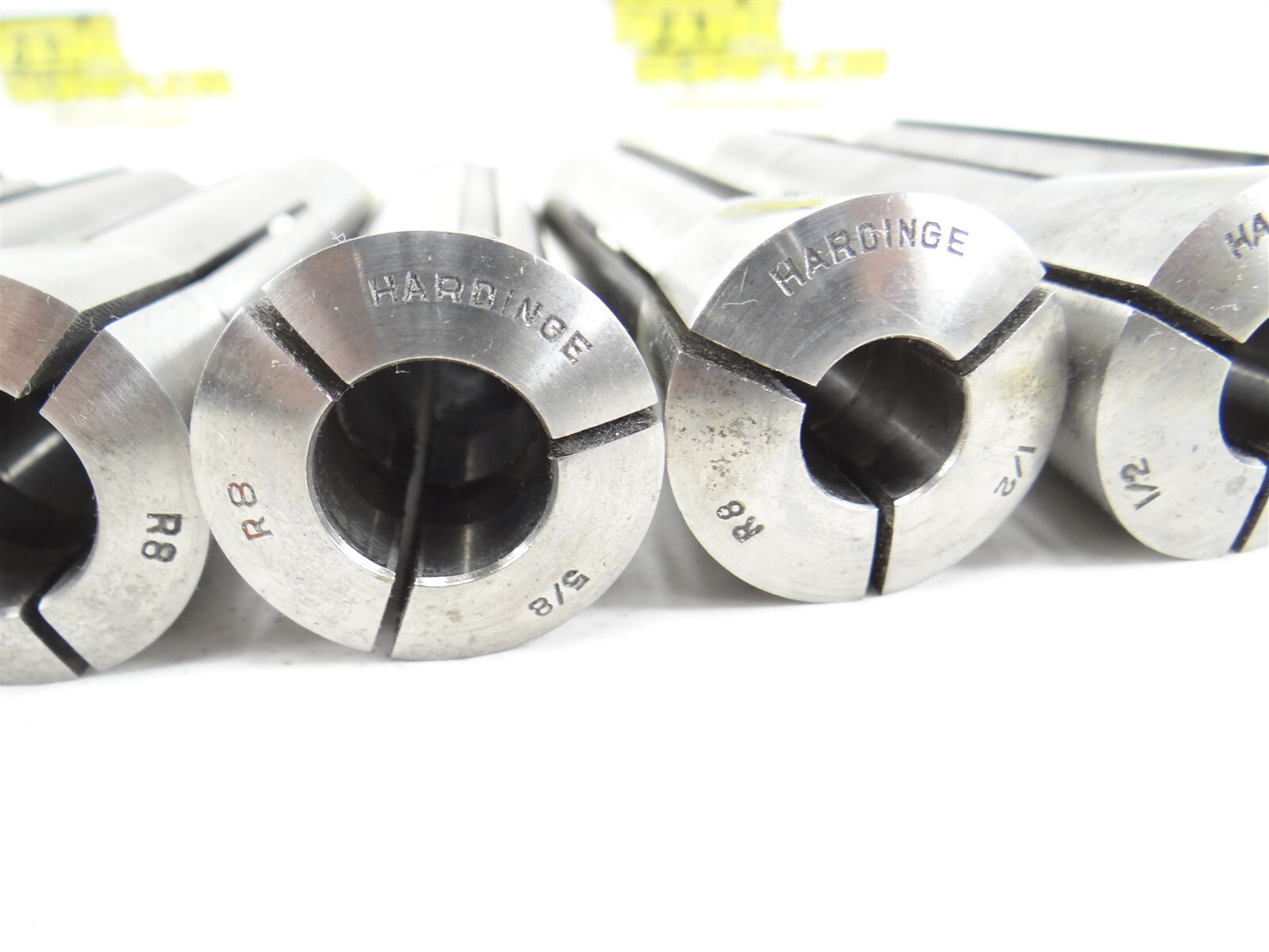 10 HARDINGE R8 COLLETS 5/16" TO 11/16" eBay