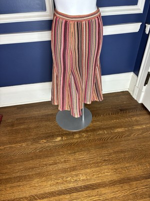 NWT DOWNEAST WOMANS TOTAL CORE STRIPED SKIRT SIZE SMALL