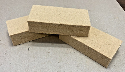 Lot Of 3 ~ Soot Eraser Clean Up Sponge ~ 3'' x 6'' x 1-1/2'' Dry Cleaning Sponge