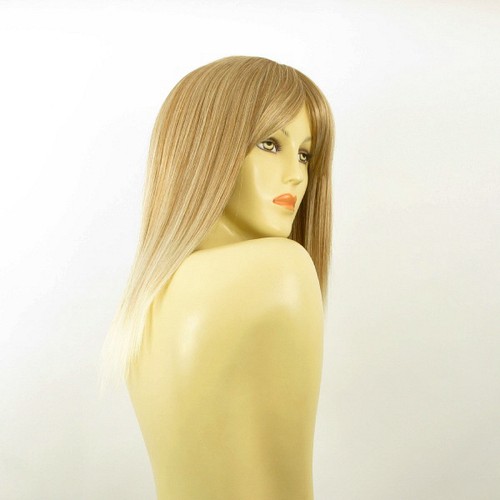 mid length wig women light blond blond copper wick clear ref: LAURY 27T613 PERUK - Picture 8 of 8