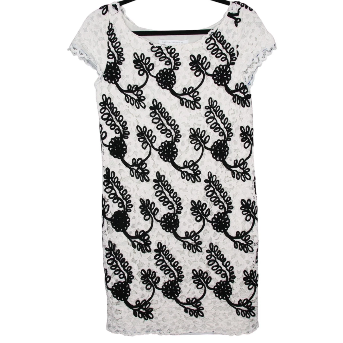 Diane von Furstenberg White Lace Dresses for Women for sale | eBay