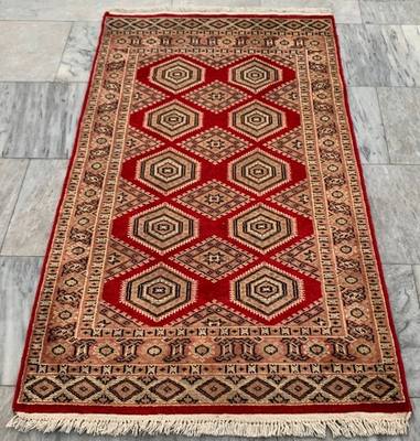 #ad Vintage Handmade Afghan Rug Boho Rug Taimani Rug Home Decor Rug 2x4ft $225.00