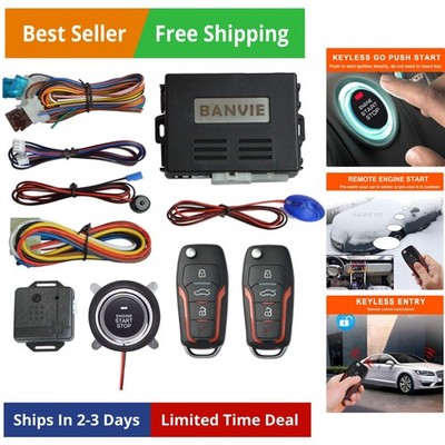 Car Keyless Entry Security Alarm System +   Remote Engine Starter +   Push to...