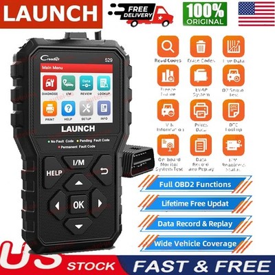 LAUNCH Creader CR529 Fault Code Reader Scanner OBD2 EOBD Diagnostic Scan Tool&*