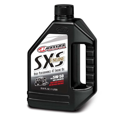 Maxima SXS Engine 4T Full Synthetic 5W50 Engine Oil - 1 Quart (Case of 12)
