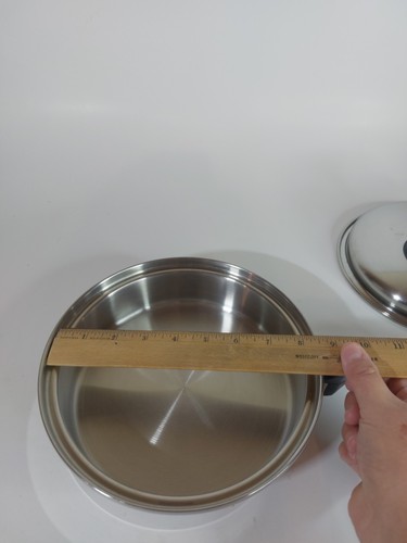 1 Chef's Ware Townecraft 1.5/1Qt Saucepan 5ply Multicore Stainless Pot w/ Lids - Picture 10 of 13