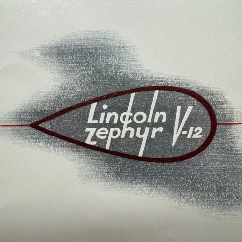 Lincoln Zephyr V-12 1941 folleto de ventas original - Imagen 7 de 7