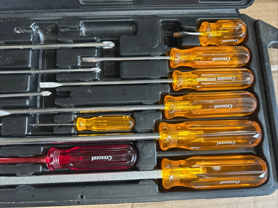 Crescent Screwdriver Set Flat Blade And Philips Head 12pcs - Image 2 of 4