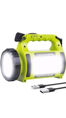 NOVOSTELLA Ustellar wiederaufladbare CREE LED Taschenlampe, multifunktionales Campinglicht