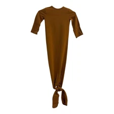 Marlowe & Co Knitted Baby Gown Cinnamon Orange 0-3 Months Gender Neutral 