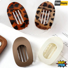 1/4pcs Flat Oval Claw Hair Clips for Thick Hair - Women & Girls Accessories UK