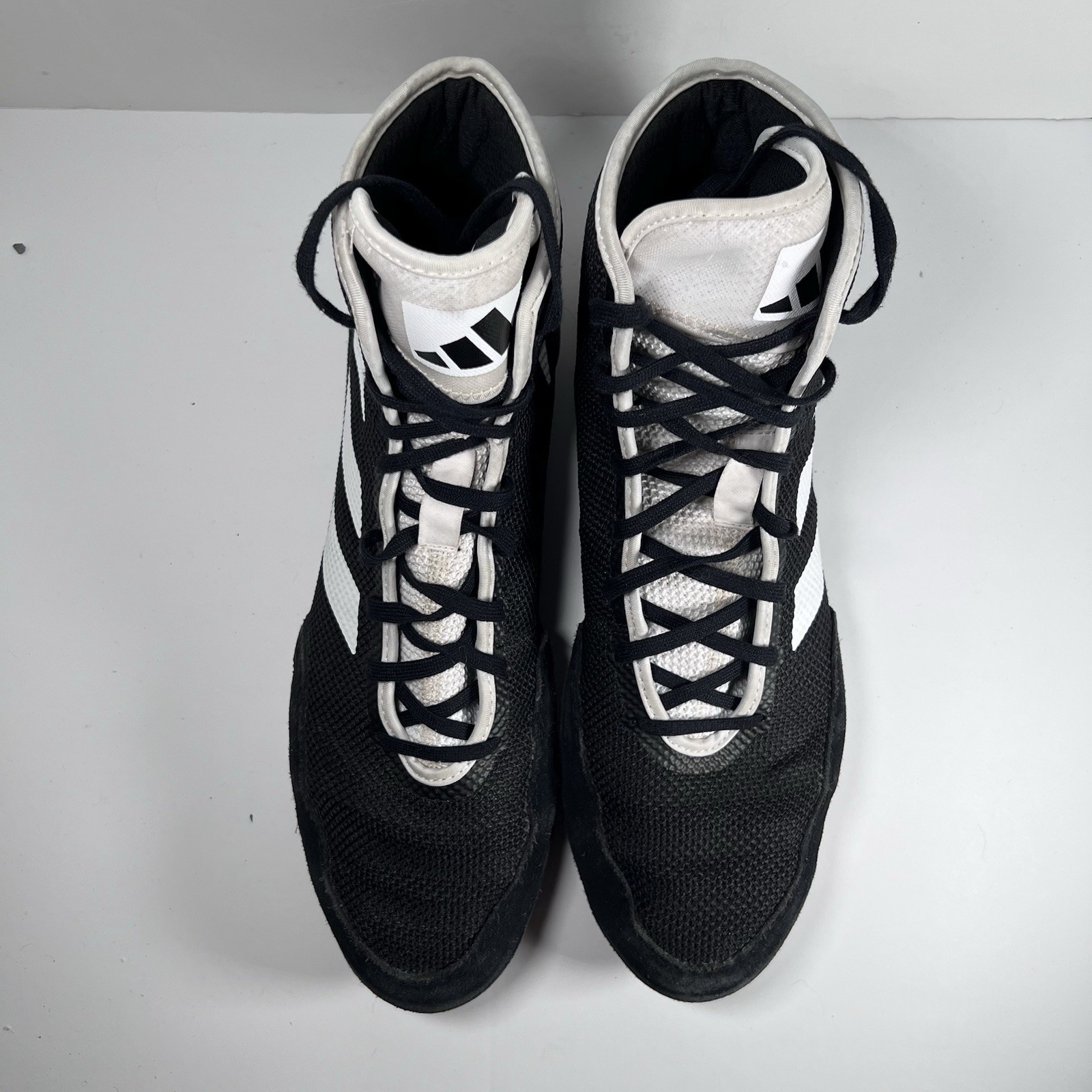 Adidas Tech Fall 2.0 Lace Up Black/Gum Wrestling Shoes Men's Size 15 thumbnail 6