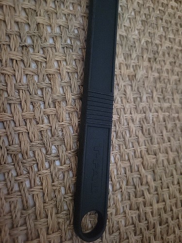T Fal TFal Black Plastic Pasta Fork Made in Canada Rare 90's Vintage - Picture 2 of 8