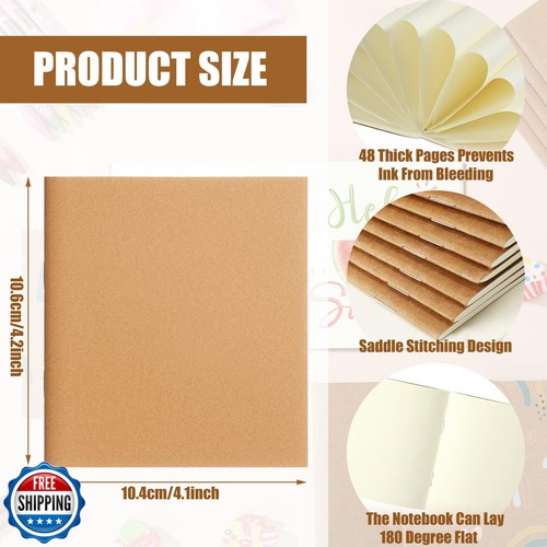 Thenshop 150 Pack Mini Notebooks Bulk Small Notepad Unlined Journals Pocket B - Picture 2 of 5