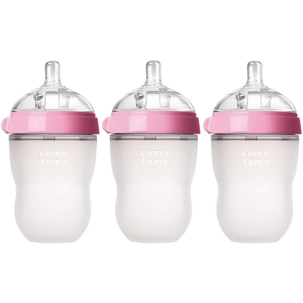 Como Tomo Lot of Three (3) 5oz Baby Bottle Bundle 0-3 Months