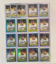 2025 Topps Heritage Paul Skenes #60 Rainbow Variation Lot of 17 Different Cards