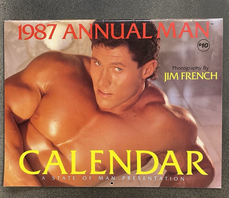 Vintage State Of Man:   1987 ANNUAL MAN, Jim French, Colt Models, Gay Interest
