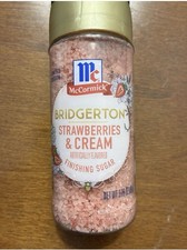 McCormick Bridgerton Finishing Sugar Strawberries Cream Limited Edition 3.16 oz