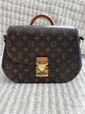 Louis Vuitton Eden MM Celeste Monogram Crossbody Top Handle Bag Authentic
