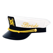 Brosash Bachelorette Party Captain's Hat, Cute Bride to Be Nautical Bachelore...