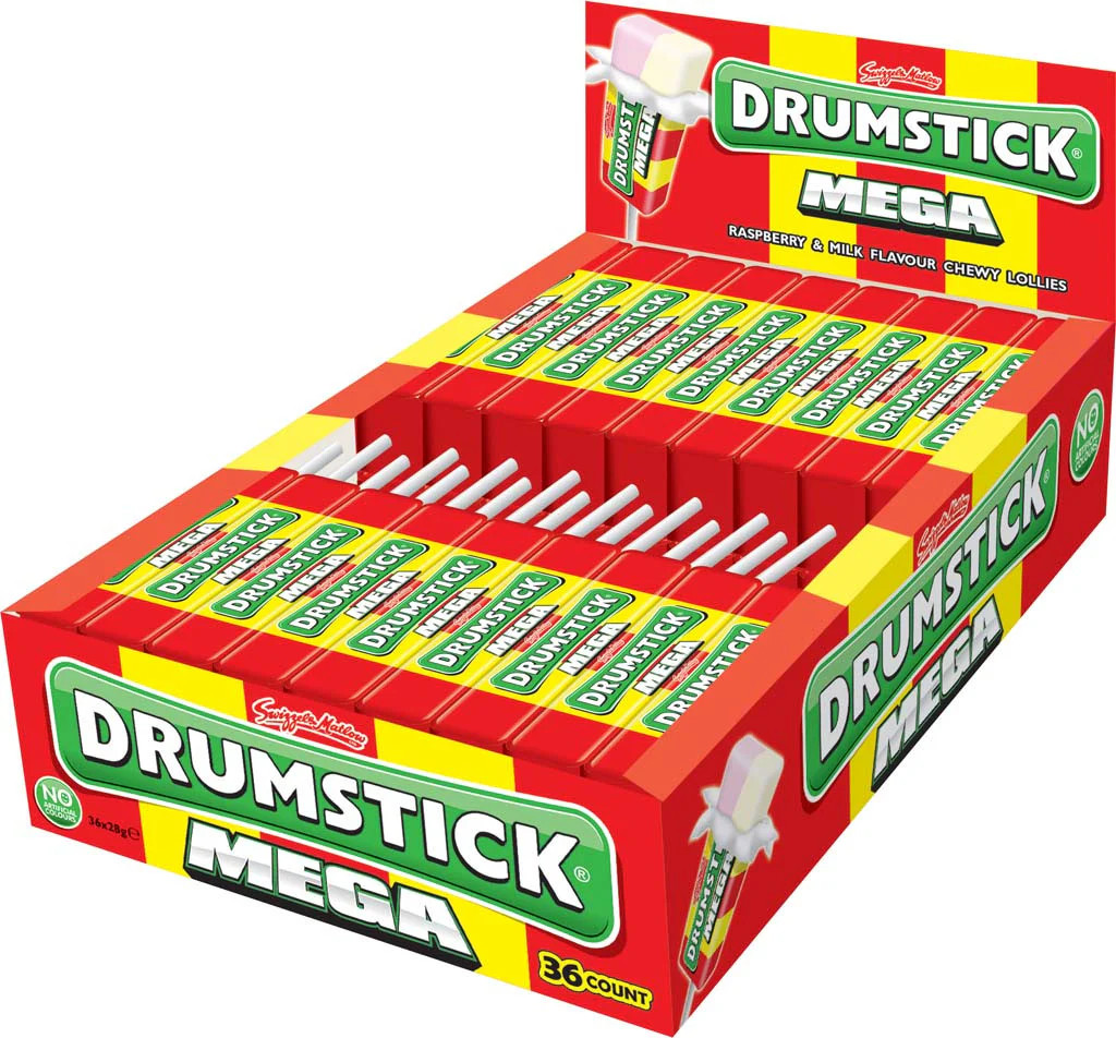 Vidal Mega Drumstick Lolly - 36 in a pack
