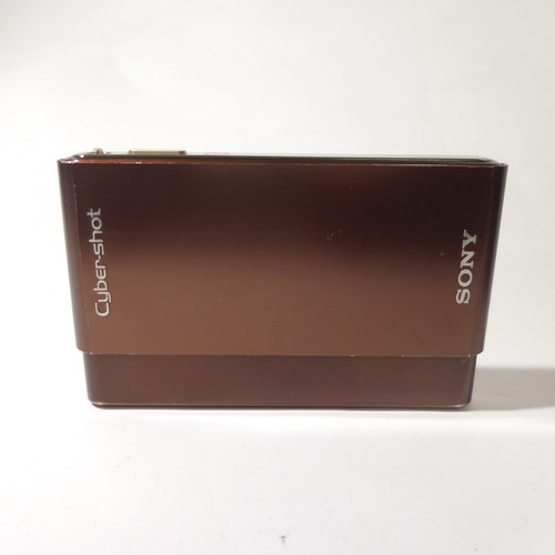 SONY Cyber Shot DSC-T77 Brown Camera w/Battery Charger Memory Stick Japanese - Picture 9 of 21