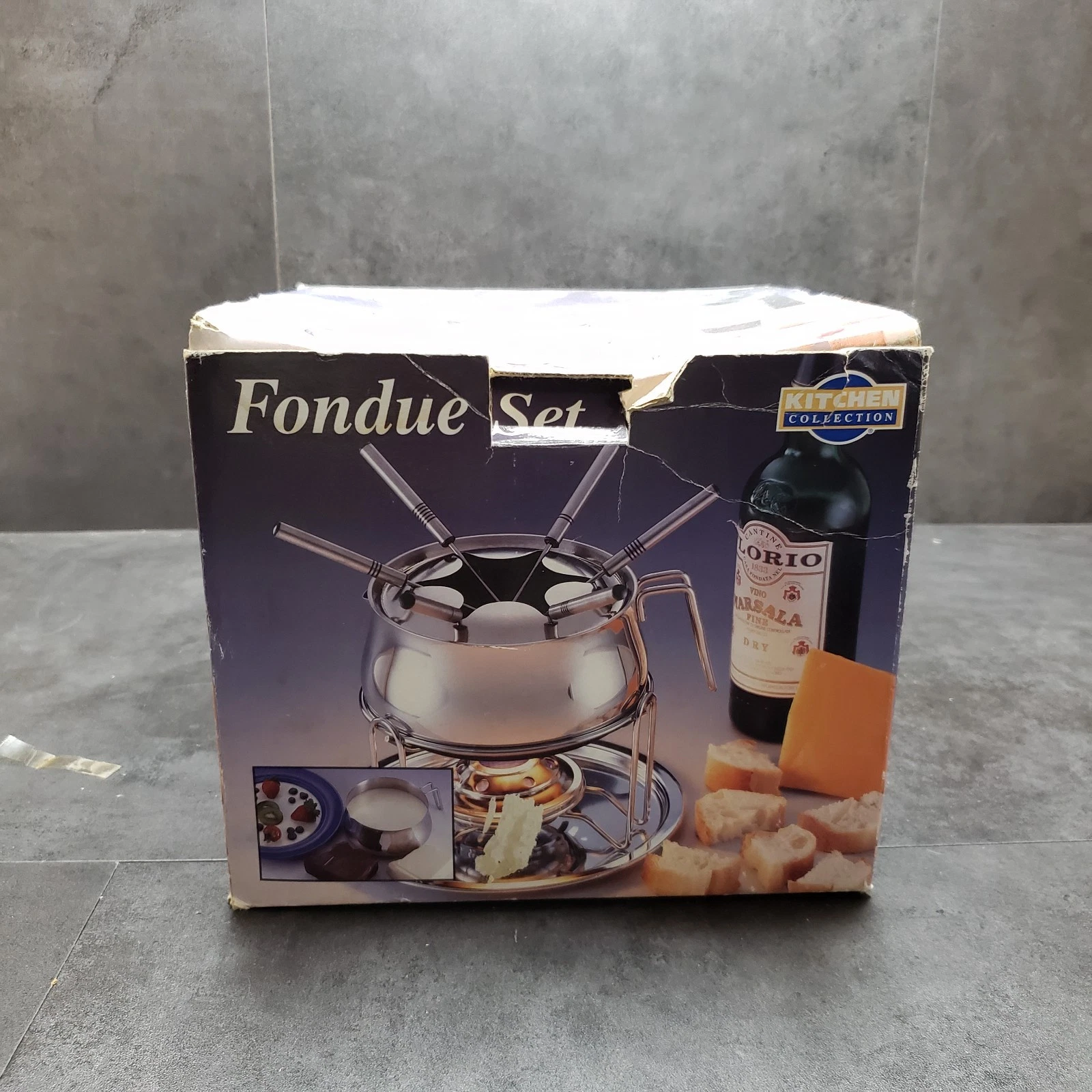 Fondue Set Pot Burner Forks Stand Kitchen Collection 2 Qt
Opens in a new window or tab