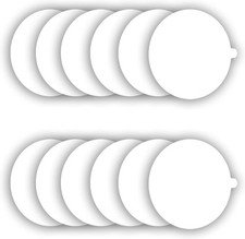 Flea Trap Refill Discs 7.1 Inch Replacement Glue Boards for Most Models White